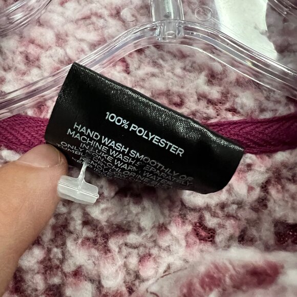 Real Tree by Colosseum Womens Sherpa Pullover Plum/Pink Size XL Pockets - Picture 9 of 9